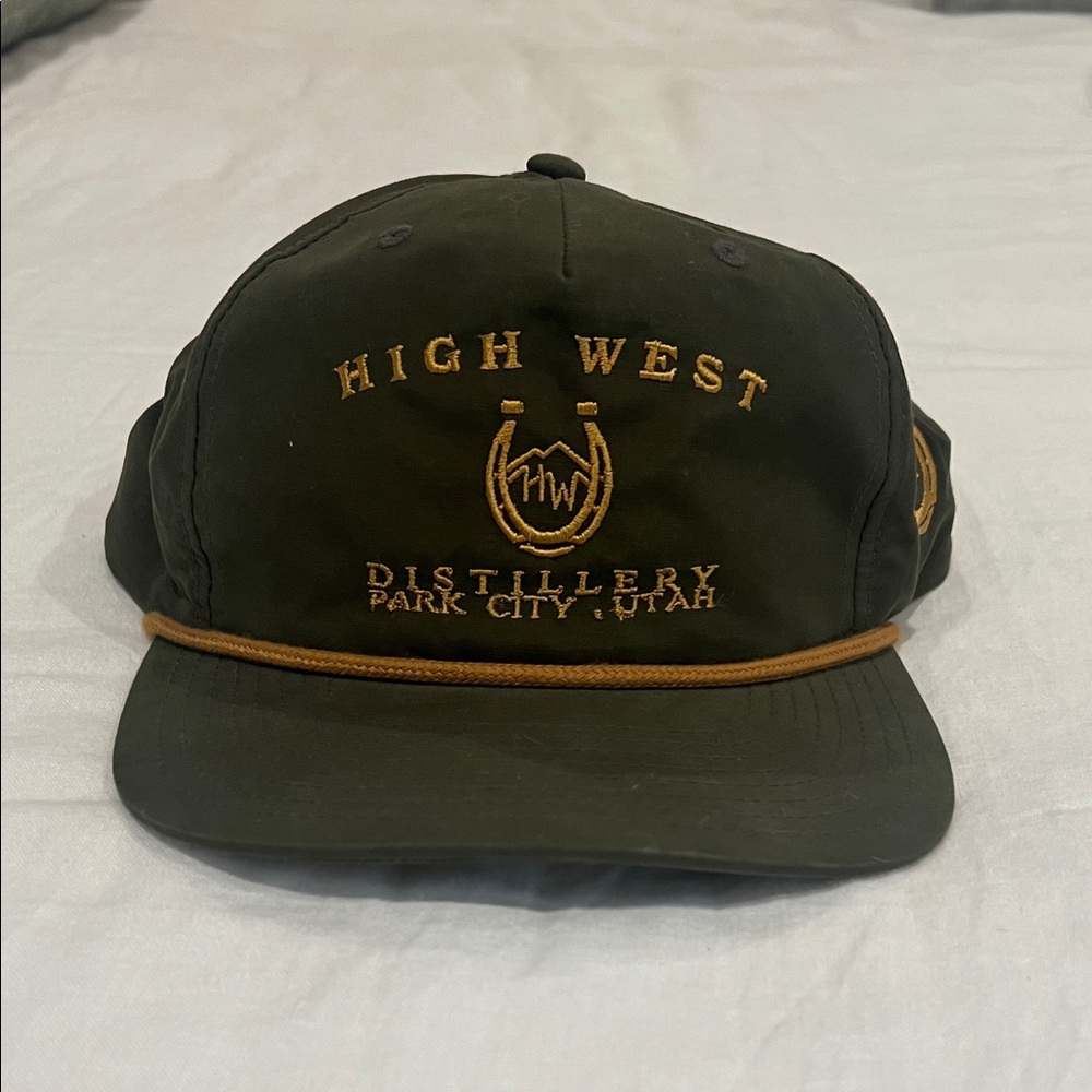 Men's Green High West Hat
